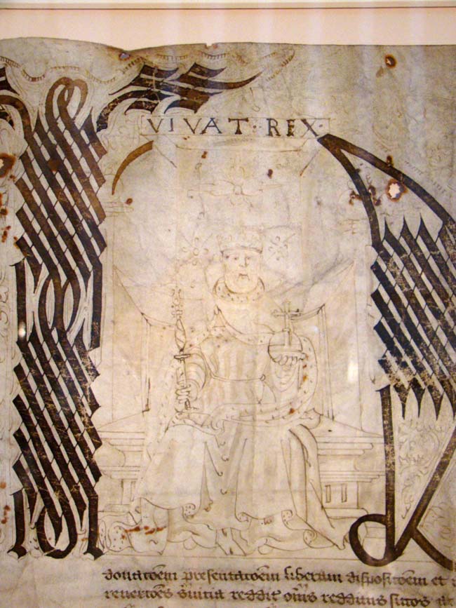 An Historically Important document with Initial Letter Portrait of King Henry VIII of England dated Dec. 24, 1545 — image 4
